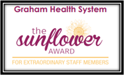 the sunflower award for extraordinary staff members